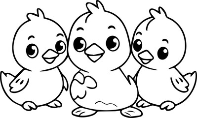 two funny cartoon cats