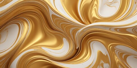 Gold and white swirl pattern