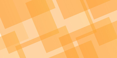 Abstract orange overlap triangle geometric technology pattern. minimal rectangle randomly arranged orange lines transparent web square background layers. overlapping presentation design.	
