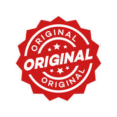 Obraz premium label emblem badge original logo vector illustration