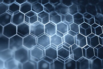 Fototapeta premium Digital communication designs enhanced with a hexagonal patterned backdrop for tech innovation.