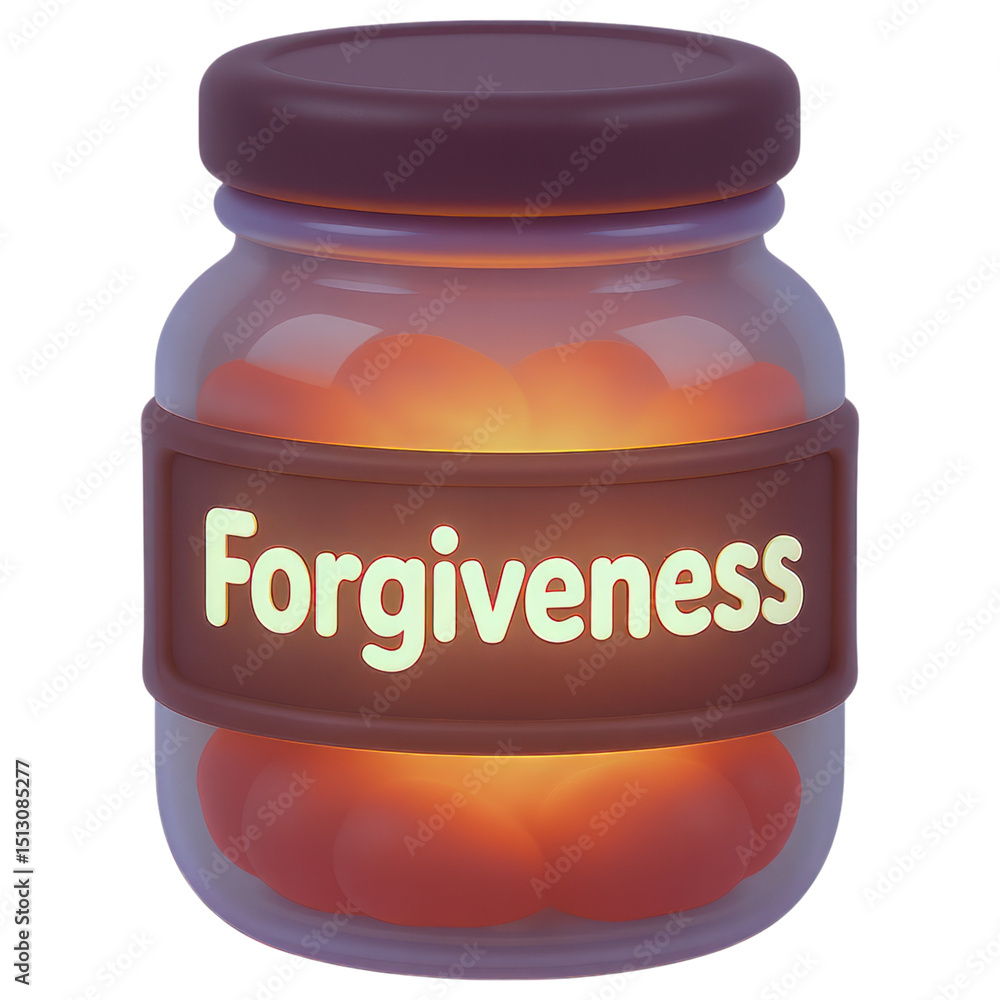 Poster emotional gesture of forgiveness unique display conceptual art studio setting close-up view healing 