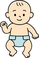 Obraz premium 신생아 아기 아이콘 baby icon