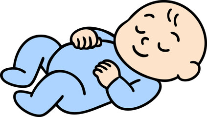 잠자는 아기 누워있는 아기 모습 sleeping baby
