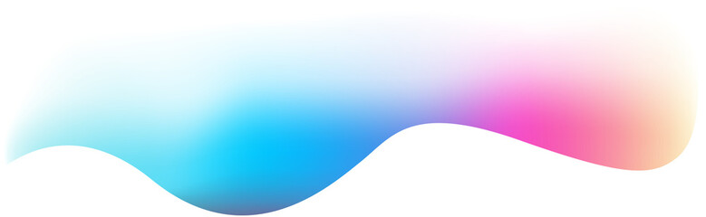 Abstract colorful wave aurora gradient fade