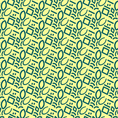 seamless pattern with abstract shapes