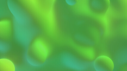 シンプルな液体のような背景 - グリーン