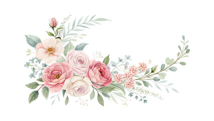 Elegant watercolor floral background illustration featuring golden blossom flowers perfect for wedding-themed fabric prints, stylish covers and luxury invitation designs