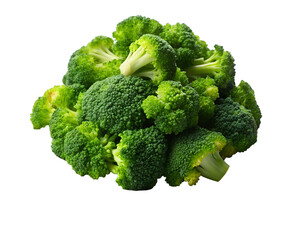 Steamed Broccoli on White Ceramic Plate