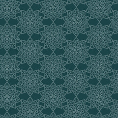seamless pattern with floral elements