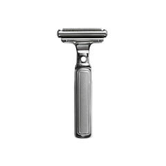 Chrome Safety Razor Close-up Product Shot