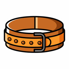 belt vector illustration, isolated on white background