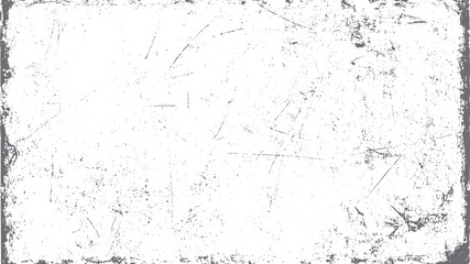 Old vintage grunge black white surface texture. Overlay pattern with dirt, cracks, scratches and chips. Retro monochrome background for graphics.