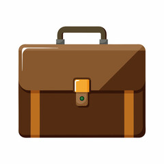 briefcase vector illustration, isolated on white background