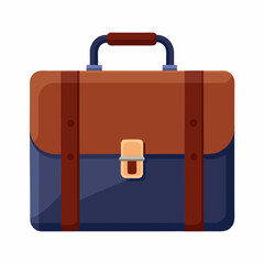 briefcase vector illustration, isolated on white background