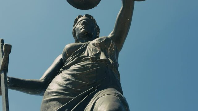 Art of Lady Justice Statue
