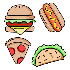 fast food icons