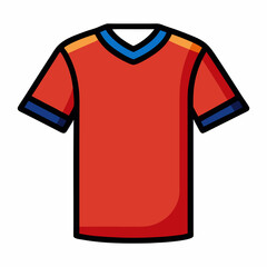 t-shirt vector illustration, isolated on white background