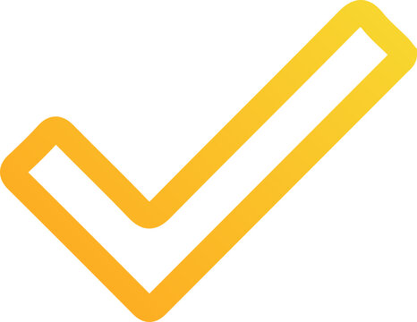 0range Gradient Checkmark Icon