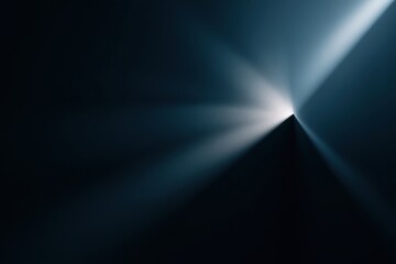 Abstract Light Beam With Dramatic Shadows