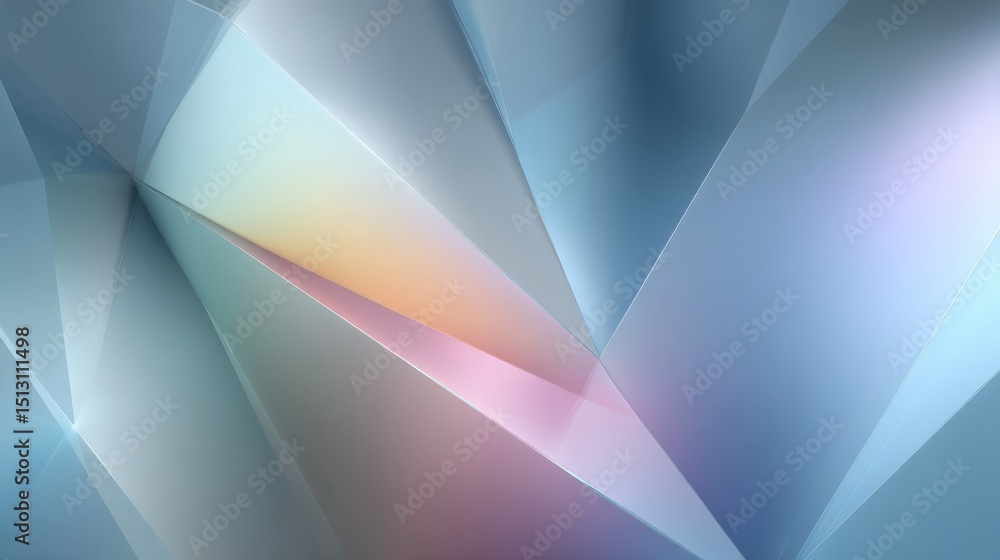 Poster abstract geometric background: a mesmerizing abstract background featuring pastel geometric shapes. 
