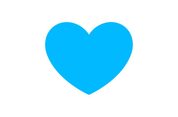 水色のハートアイコン