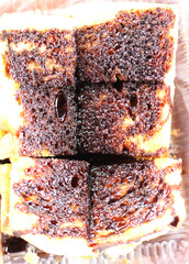 Delicious chocolate toast on a lunch box