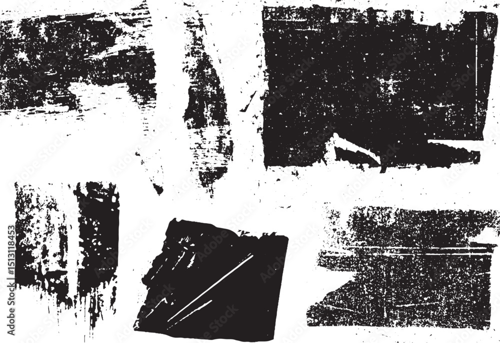 Poster distressed uneven grunge background. abstract vector illustration. overlay for interesting effect an