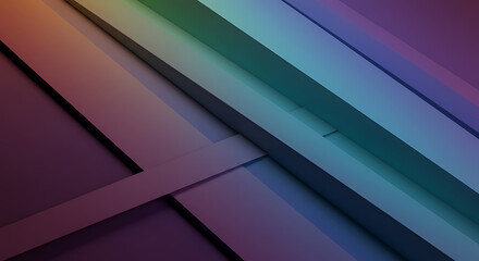 Obraz premium Abstract Color Block with Gradient