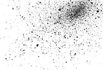  Distressed uneven background. Grunge with fine grains isolated on white background. Vector illustration. 