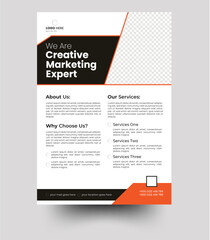 a bundle of 5 templates of a5 flyer, Flyer template layout design. Corporate creative colorful business flyer template.	