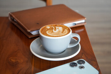 Hot Cappuccino, Indonesia, captured on May 31, 2025. A warm cup of espresso blended with steamed...