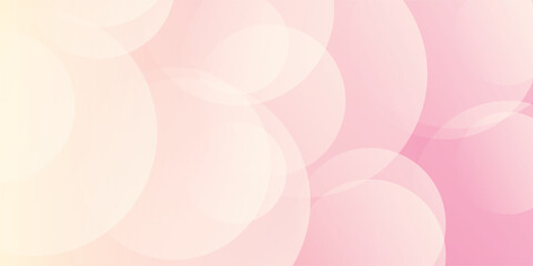 Minimalist banner background, pastel colorful, pink and yellow gradations.
