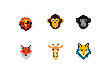 Animal Head Bundle Vector Design