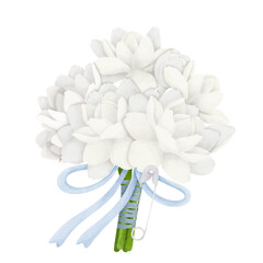 A Bouquet of White Jasmine