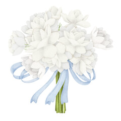 A Bouquet of White Jasmine
