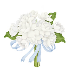 A Bouquet of White Jasmine