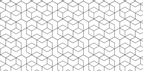 Obraz premium Vector tiles gradient science web tech connection triangle diamond honeycomb hexagon art. Seamless pattern with hexagon square cube geometric pattern shapes grid metal element texture design.