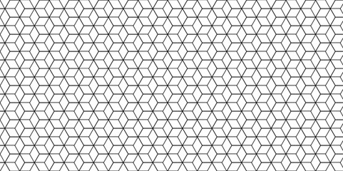 Vector tiles gradient science web tech connection triangle diamond honeycomb hexagon art. Seamless pattern with hexagon square cube geometric pattern shapes grid metal element texture design. 