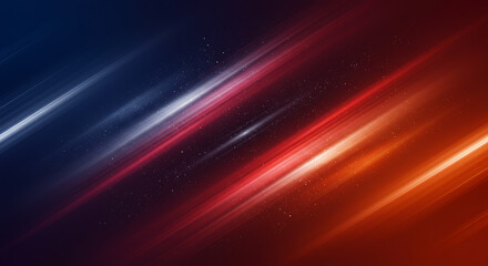 Abstract Lights with Blue and Red