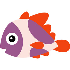 Fish Flat Illustration