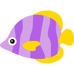 Fish Flat Illustration