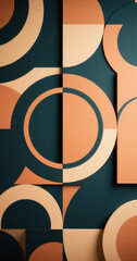 Abstract geometric shapes pattern design background texture modern art