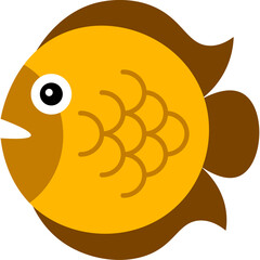 Fish Flat Illustration