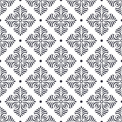 Geometric floral seamless pattern. Abstract vector background for wrapping, wallpaper, tiles.