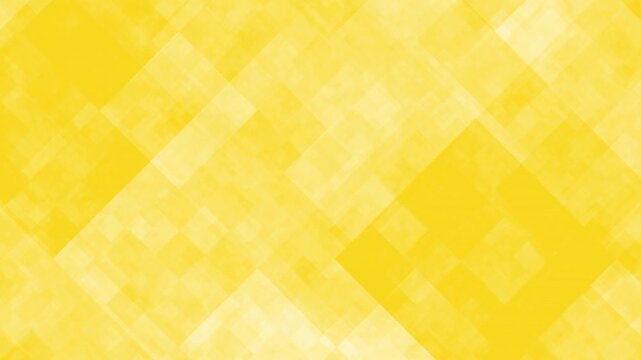 Yellow geometric pattern suitable for backgrounds, fabric prints, digital design, packaging, stationery, web design, and creative projects. Vibrant and modern. Seamless looping animation.