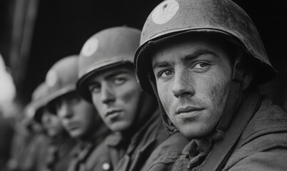soldiers on the battlefield in world war ii