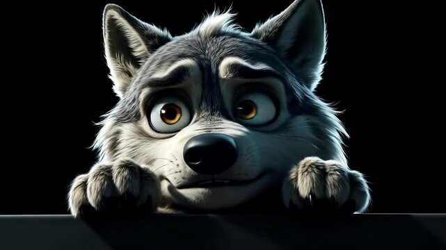 Majestic Wolf A Captivating Digital Art Piece