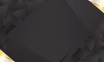 Obraz premium Black and Gold luxury certificate background