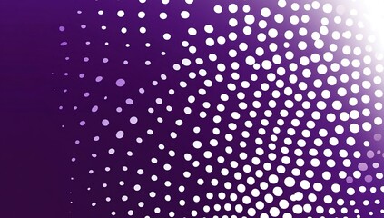 Abstract Purple Background With White Shapes